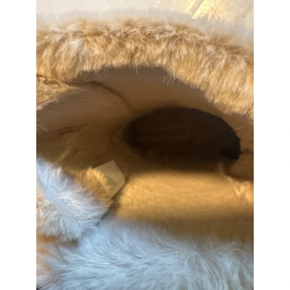 Body Glove‎ Boots Women Size 5 Tan Faux Fur Winter Mid-Calf